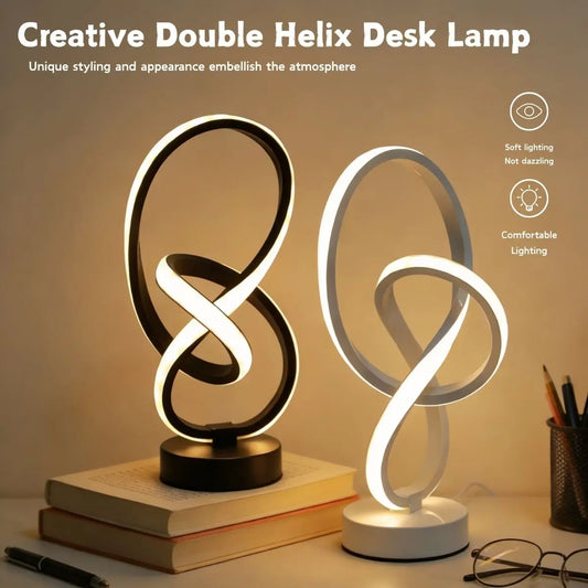 Lampe de bureau LED design, 3 teintes, intensité réglable
